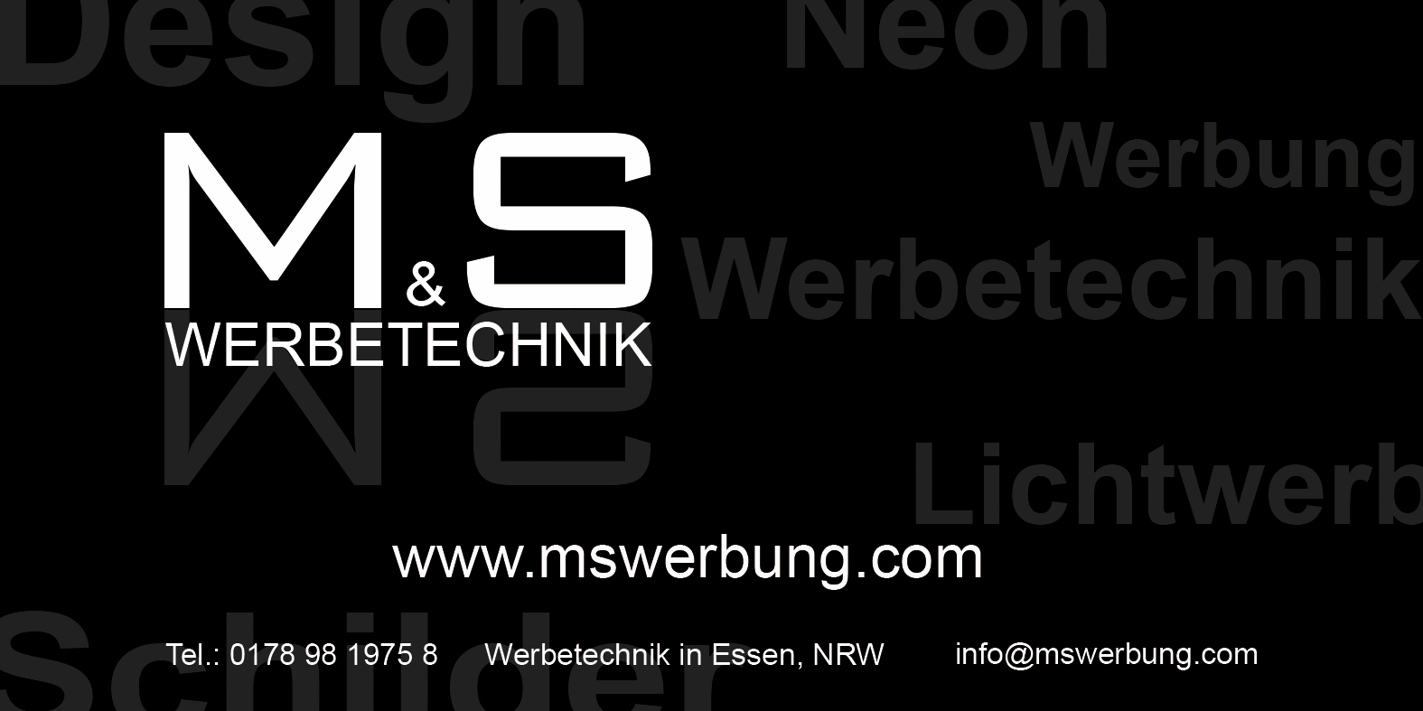 <M&S Werbetechnik Essen Steele>